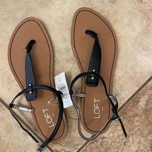 Loft size 7 black sandals